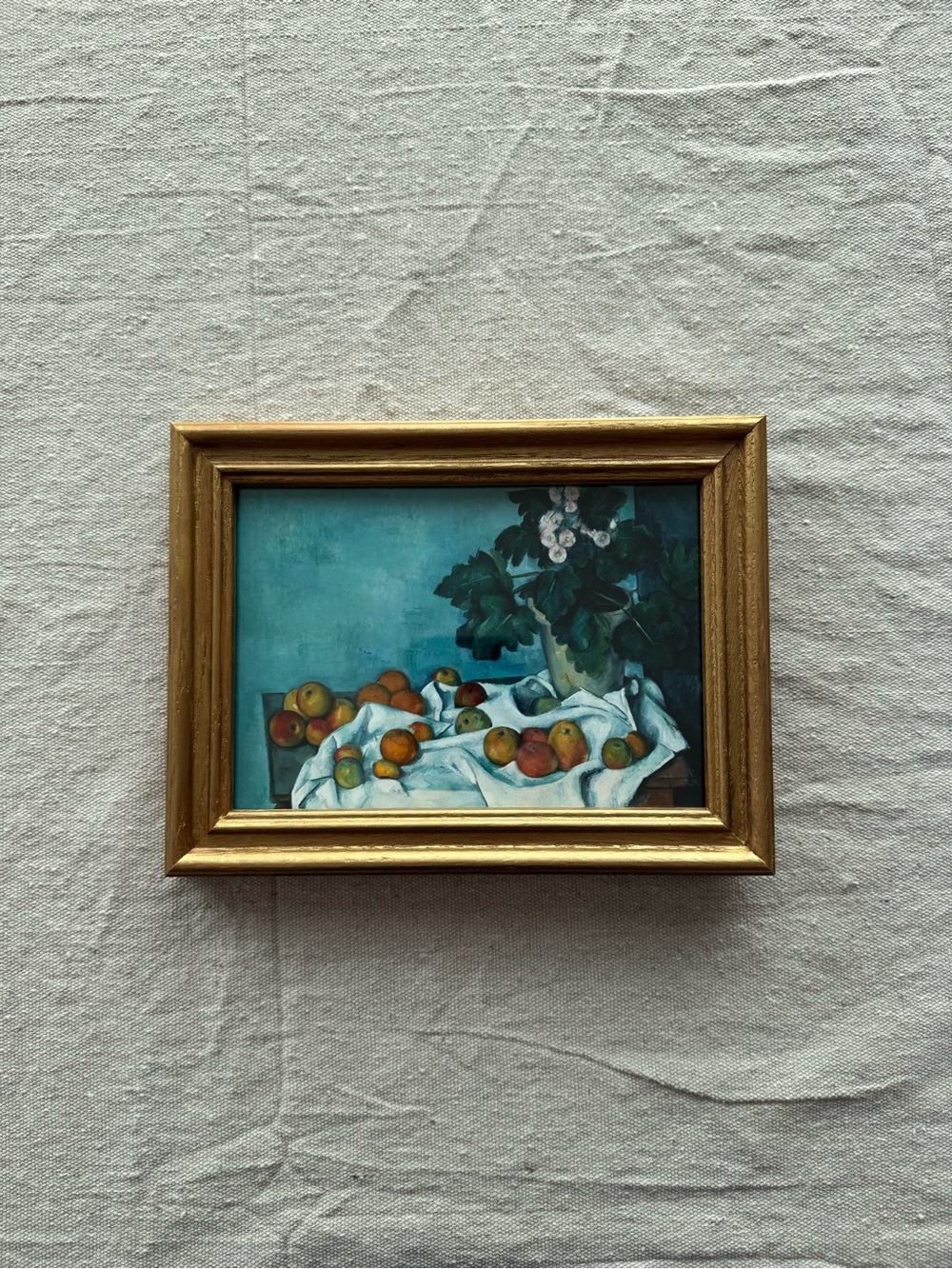 Framed Still Life Photo Print Wall Art in Gold Frame 5x7
